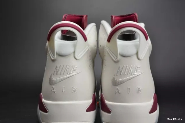 650 Comfortable 6 Jordan 384664-116 Maroon Retro 0822